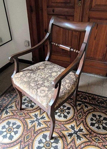 Fauteuil - Hout - Regency-stijl fauteuil