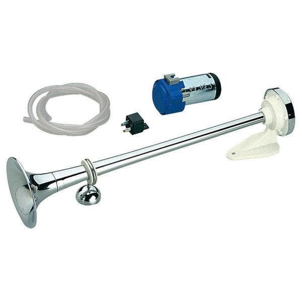 Bieden: Marco Air Horn with 12V Compressor - Chrome-plated, Watersport en Boten, Bootonderdelen, Ophalen of Verzenden
