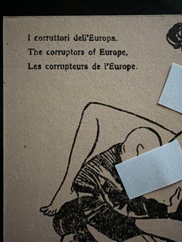 Italië - Propaganda-postkaart van de geallieerde troepen in, Gelopen
