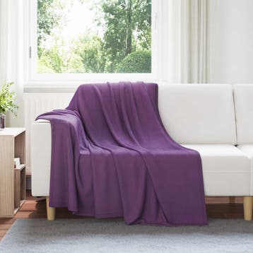 vidaXL Dekentjes 24 st Paars 200 x 150 cm 10.08 kg Fleece, Verzenden, Nieuw