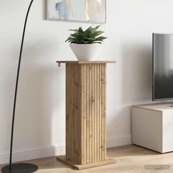 vidaXL Plantenstand Artisanaal eiken 30,5 x 30 x 80,5 cm, Verzenden