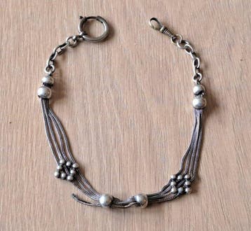 Argent - Chaîne - Montre de poche à plusieurs cordes