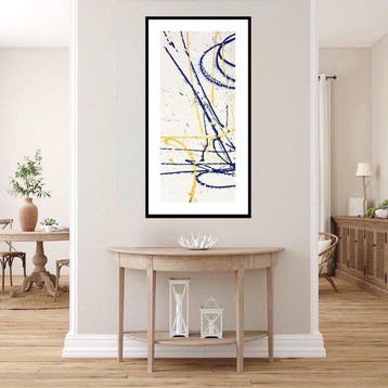 Dam Domido - Gold feeling - 100 x 45 cm - White background
