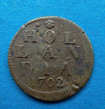 Nederland, Holland Duit 1702 (Zonder minimumprijs)