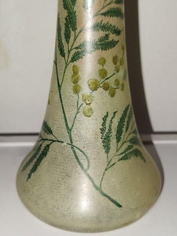 François Théodore Legras (1839-1916)- vase émaillé