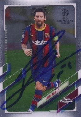 2020 Topps Lionel Messi #1 - Autograph - Hand Signed -, Collections, Autocollants