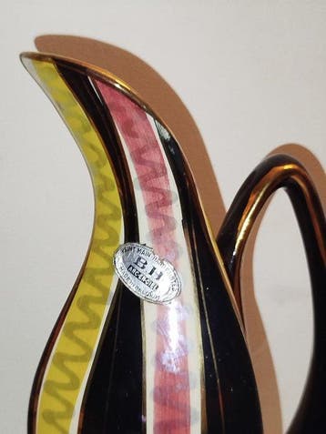 Hubert Bequet (1912-1985) - Verseuse/carafe émaillée Art