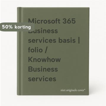 Microsoft 365 Business services basis | folio / Knowhow, Verzenden, Zo goed als nieuw