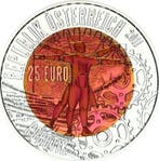 Oostenrijk. 25 Euro 2011 Robotik Niob (Zonder
