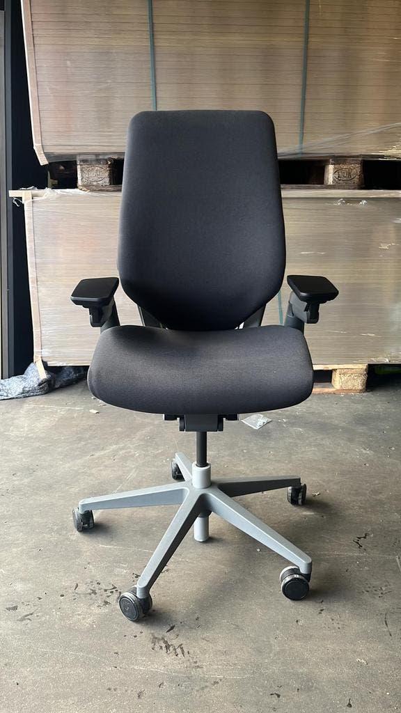 Steelcase Gesture Full Option, Refurbished Bureaustoel, Huis en Inrichting, Bureaustoelen, Bureaustoel, Zwart, Zo goed als nieuw