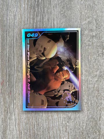 Gen2 #049 silver Star wars jedi knight II : Jedi outcast..., Ophalen of Verzenden, Zo goed als nieuw