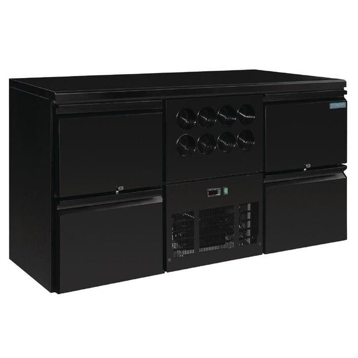 U-serie werkbank koeling | 380L | 4 lades + flessennest, Articles professionnels, Horeca | Équipement de cuisine, Envoi