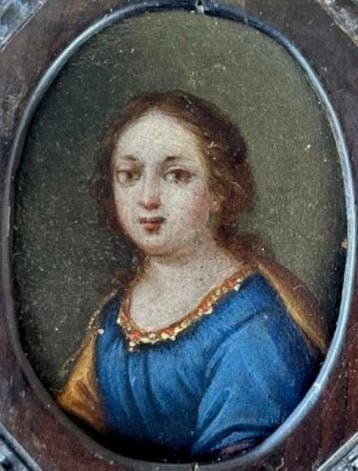Scuola emiliana (XVII), Kring van - Elegante Ritratto