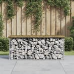 vidaXL Tuinbank schanskorfontwerp 103x31,5x42 cm, Verzenden, Nieuw