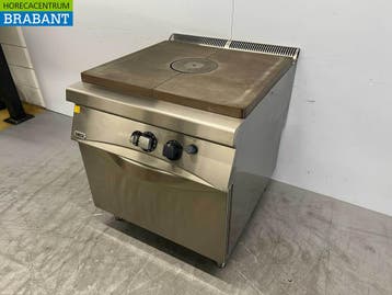 Zanussi inox Table de cuisson lisse avec four 80 cm GAS, Verzenden