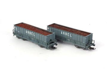 L.S. Models H0 - 30047 - Modeltrein goederenwagon (2) - Twee, Nieuw