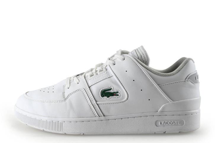 Lacoste Sneakers in maat 45 Wit, Kleding | Heren, Schoenen, Wit, Zo goed als nieuw, Sneakers, Verzenden