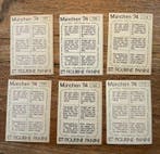 1974 Panini München 74 World Cup Ongelijmd - 6 Sticker -, Nieuw