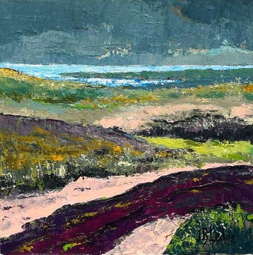 Jean-Bernard LEDEZ (1931-2022) - Paysage - Dunes en Bord de