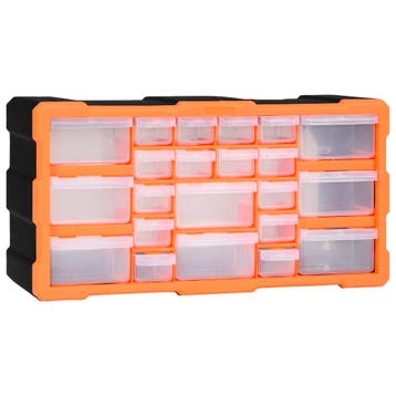 vidaXL Organiser met 22 lades 49x16x25,5 cm, Verzenden, Nieuw