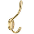 Hoedhaak Bern messing ongelakt, Huis en Inrichting, Nieuw, Overige materialen