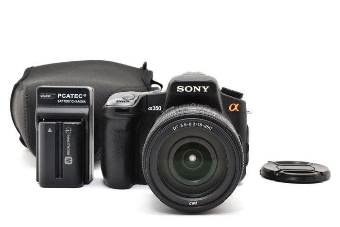Sony DSLR-A350 + DT 3.5-6.3/18-250mm Language Setting, TV, Hi-fi & Vidéo, Appareils photo numériques