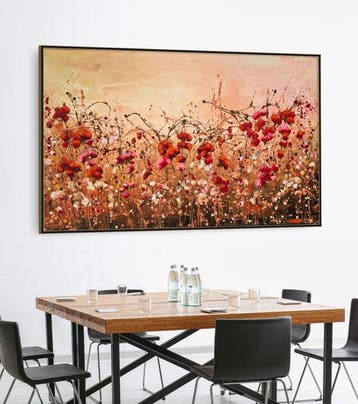 Irina Morisch - Lovely memories -xxl floral artwork-