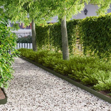 vidaXL Gazonrand 50 st 103 x 10 cm Staal Olijfgroen, Verzenden, Nieuw