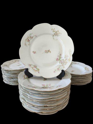 Bac & Perigault Limoges - Tafelservies voor 12 (42) -