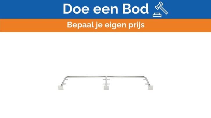 Bieden: Ryck fixed stainless steel backrest rail, Watersport en Boten, Navigatiemiddelen en Scheepselektronica, Ophalen of Verzenden