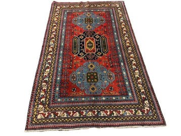 Azerbaïdjan - Tapis - 220 cm - 137 cm - Tapis artisanal