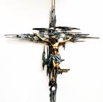 Crucifix - Brons, Emaille - 1980-1990 - Geïnspireerd door
