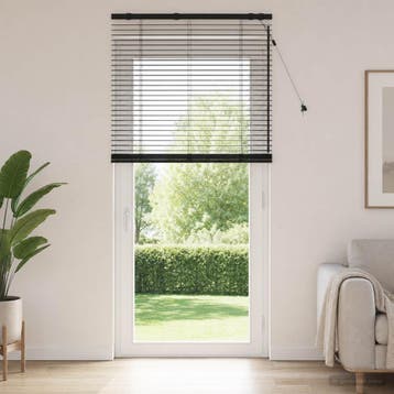 vidaXL Venetiaanse jaloezie Zwart 75 x 250 cm 35 mm, Verzenden, Nieuw