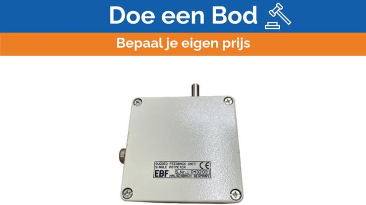 Bieden: Alphatron Rudder Feedbackunit single potmeter solid, Sports nautiques & Bateaux, Instruments de navigation & Électronique maritime