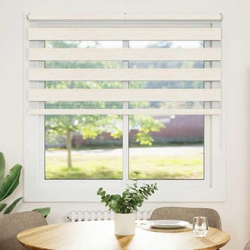 vidaXL Zebra rolgordijn 150x150 cm stofbreedte 145,9cm, Verzenden, Nieuw