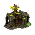 Oude ruïne met boom OS-155 - aquarium decoratie, Ophalen of Verzenden