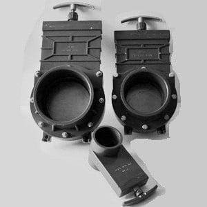 Pvc schuifkraan 50mm (Pvc materiaal), Tuin en Terras, Vijvers, Nieuw, Verzenden