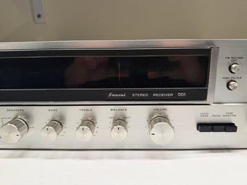 Sansui - 551 Solid state stereo receiver, Nieuw
