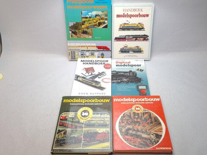 Diverse Alle - Modeltrein (6) - 6x Boeken Modelspoorbouw, Hobby en Vrije tijd, Modeltreinen | H0