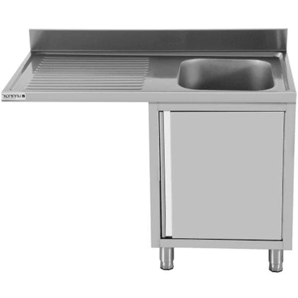 Spoeltafel | RVS | 1 Spoelbak (Rechts) + Afdruipvlak |, Zakelijke goederen, Horeca | Keukenapparatuur, Nieuw in verpakking, Verzenden