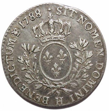Frankrijk. Louis XVI (1774-1792). 1/5 Écu 1788-H, La