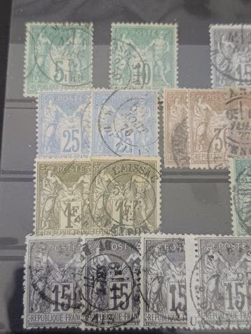 Frankrijk 1876/1900 - Type Sage tussen nr. 64 en nr. 105, Gestempeld