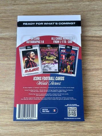 Club Legacyz Icons - World Heroes - 1 Sealed box - Near Mint