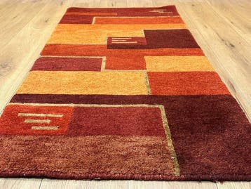 Tapis tibétain moderne du Népal, fait à la main – motif