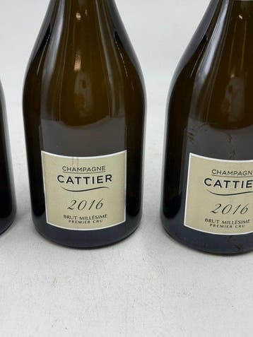 2016 Cattier, Millésime - Champagne Brut, Premier Cru - 3, Nieuw