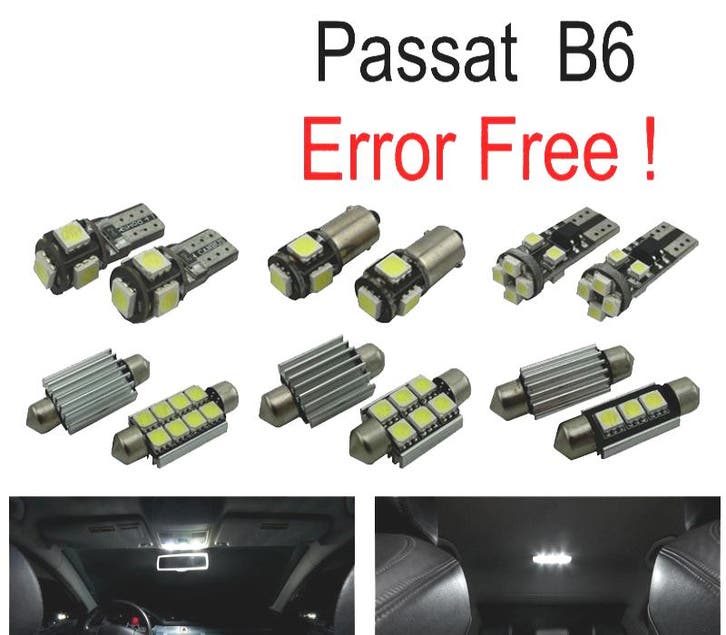 Kit 16 Ampoules Led Intérieur Pour Volkswagen Vw Passat B6 B, Autos : Pièces & Accessoires, Éclairage, Envoi
