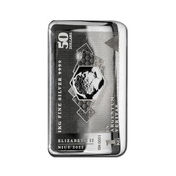 1 kilo zilveren muntbaar Silvernote