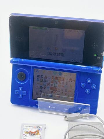 Nintendo - nintendo 3ds ctr-001 cobalt blue with yo-kai, Games en Spelcomputers, Nieuw