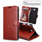 Samsung Galaxy S8 Plus - Leren Wallet Flip Case Cover Cas, Verzenden, Nieuw