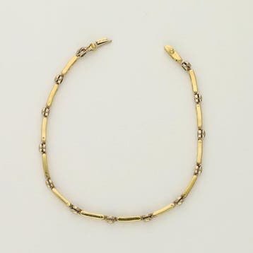 Bracelet - 18 carats Or jaune, Or blanc - 0.52ct. tw.